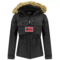 Kurtki męskie - Geographical Norway Parka męska na ławkę, czarna, L, Azul Marino, S - miniaturka - grafika 1