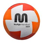 Piłka ręczna - Meteor Piłka ręczna NuAge Mini #0 czerwono-pomarańczowa) 12h - miniaturka - grafika 1