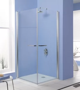 Sanplast Free Line KN2/PRIII-80 80x80 profil srebrny matowy szkło W0 600-073-0420-39-401 - Kabiny prysznicowe - miniaturka - grafika 2