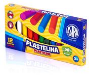 Masy plastyczne - Astra 12 kolorów Plastelina - miniaturka - grafika 1