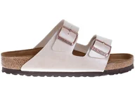 Klapki i japonki damskie - Birkenstock, Klapki damskie, Arizona BF Graceful Pearl White, rozmiar 39 - miniaturka - grafika 1
