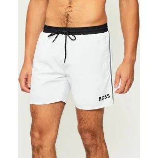 BOSS BLACK Szorty kąpielowe Starfish Regular Fit - Kąpielówki męskie - miniaturka - grafika 1