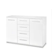 Komody - Komoda KM-4 Biały Lima Halmar Biały - miniaturka - grafika 1