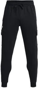 Spodnie męskie UNDER ARMOUR Dresowe Rival Fleece Cargo Joggers S - Spodnie sportowe męskie - miniaturka - grafika 1