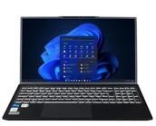 Laptopy - bluechip TRAVELline B15W57 Intel® Core™ i5 i5-1335U (15.6") Full HD 16 GB DDR5-SDRAM 500 GB SSD Wi-Fi 6E (802.11ax) Windows 11 Pro Czarny 881302 - miniaturka - grafika 1