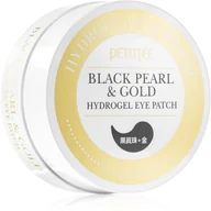 Kosmetyki pod oczy - EURUS Petitfee Black Pearl&Gold hydrożelowe płatki pod oczy z czarną perłą i złotem x 60 szt - miniaturka - grafika 1