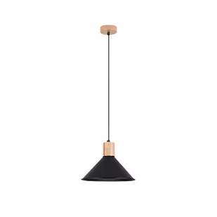 Lampa wisząca JAGA czarna SOLLUX LIGHTING - Lampy sufitowe - miniaturka - grafika 1