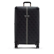 Walizki - Walizka średnia Guess Kallisto TWB760 49880 Czarny - miniaturka - grafika 1