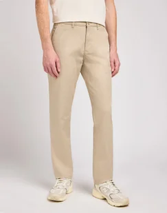 SPODNIE MĘSKIE CHINO LEE 112342929 REGULAR CHINO STONE 33 34 - Spodnie męskie - miniaturka - grafika 1
