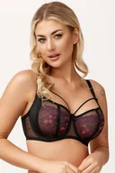 Biustonosze - Biustonosz miękki Azal Otylia fioletowy - miniaturka - grafika 1