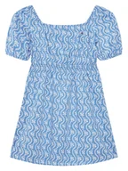Sukienki i spódniczki dla dziewczynek - Tommy Hilfiger Sukienka letnia KG0KG08473 D Niebieski Regular Fit - miniaturka - grafika 1