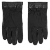 Rękawiczki - Rękawiczki Męskie Guess AM9575 POL02 Czarny - miniaturka - grafika 1