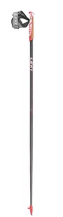 Leki Flash Carbon Walking Poles Speed Tip, dark anthracite/white/light red 125cm 2021 Kijki 65025601125 - Nordic walking - miniaturka - grafika 1