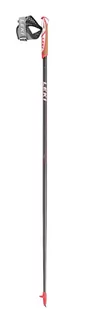 Leki Flash Carbon Walking Poles Speed Tip, dark anthracite/white/light red 125cm 2021 Kijki 65025601125 - Kije trekkingowe - miniaturka - grafika 1