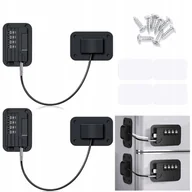 Zabezpieczenia dla dzieci - 2x Zamek Szyfrowy na Kod do Szafki Szuflady Zabezpieczający Przed Dzieckiem - miniaturka - grafika 1