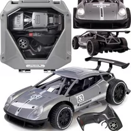 Zabawki zdalnie sterowane - AUTO METALOWE ZDALNIE STEROWANE W WALIZCE RC ARTYK - miniaturka - grafika 1