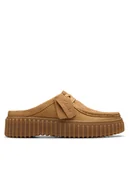 Klapki i japonki damskie - Clarks Klapki Torhill Mule 26181196 Brązowy - miniaturka - grafika 1