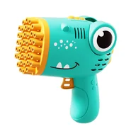 Bańki mydlane - Pistolet do baniek mydlanych krokodyl niebieski - miniaturka - grafika 1