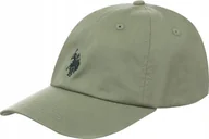 Czapki i chusty sportowe męskie - U.S. POLO ASSN. - CZAPKA Z DASZKIEM CAP 180 67835 45280 148 khaki czapka - miniaturka - grafika 1