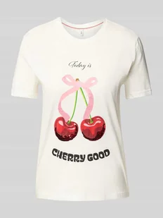 T-shirt o kroju regular fit z nadrukiem z motywem model ‘KITA’ - Koszulki i topy damskie - miniaturka - grafika 1