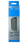 Łańcuchy rowerowe - SHIMANO Łańcuch CN-E6090 srebrny / Ilość biegów: 10 ICNE609010138I - miniaturka - grafika 1