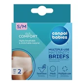 Bielizna lecznicza - Majtki poporodowe CANPOL BABIES wielorazowe 73/001 (S/M) - miniaturka - grafika 1
