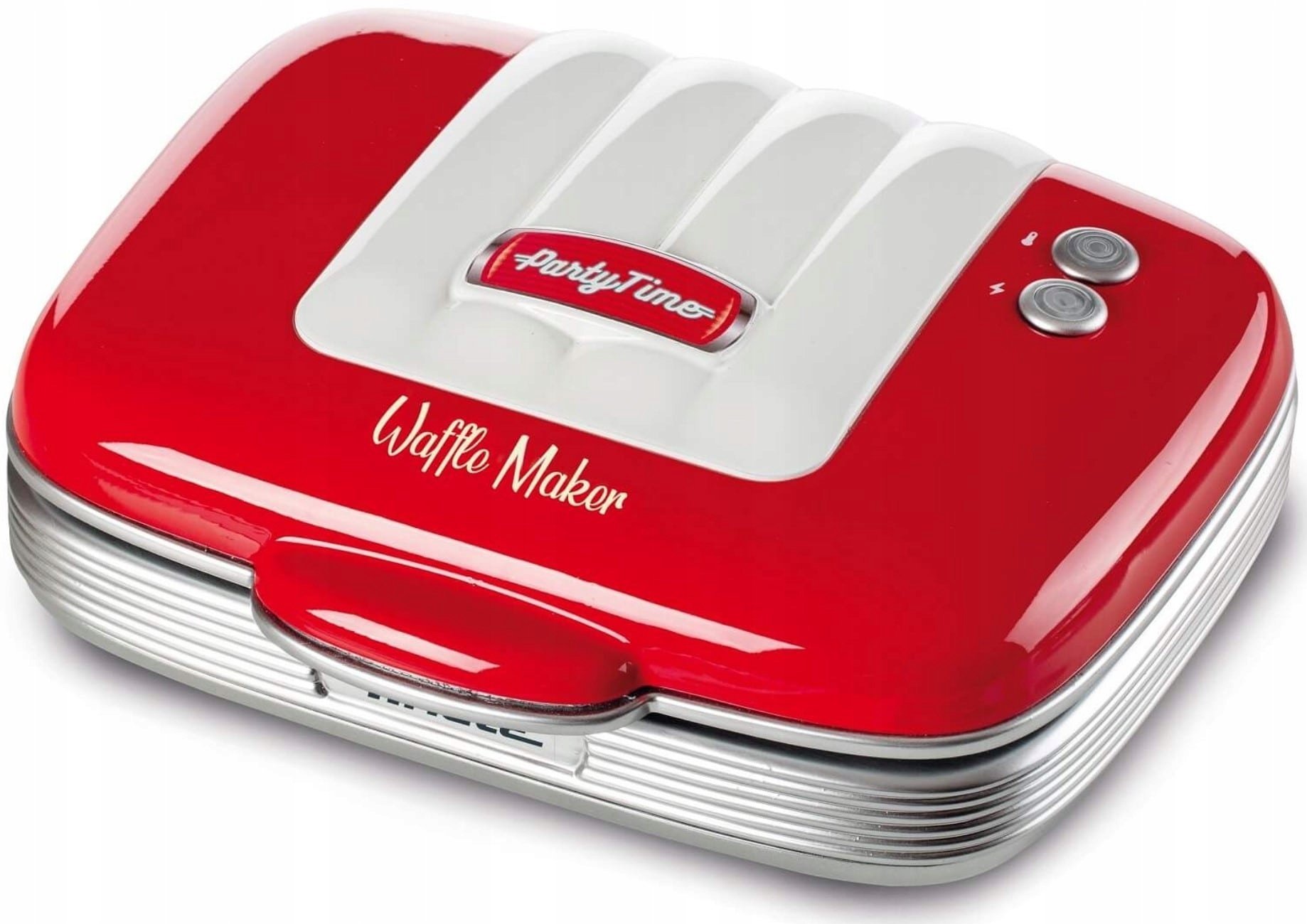 Ariete Waffle Maker 1973/00 Partytime 2 Gofry 700W Czerwona
