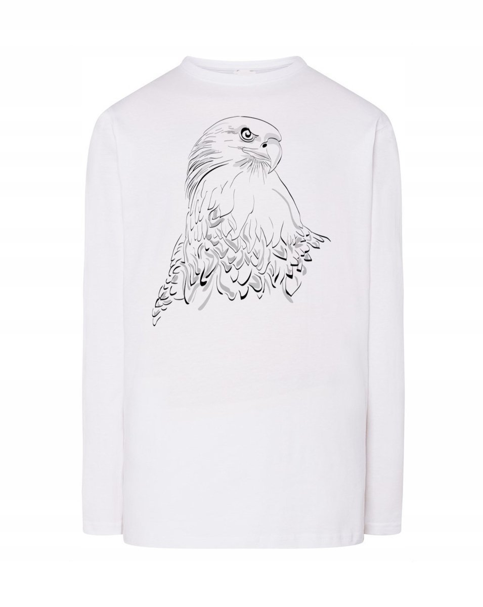 Longsleeve męski fajny nadruk ORZEŁ r.5XL