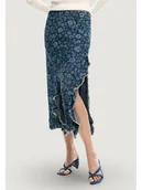 Spódnice - Desigual Spódnica jeansowa Anem 26SWFW04 Niebieski Regular Fit - miniaturka - grafika 1