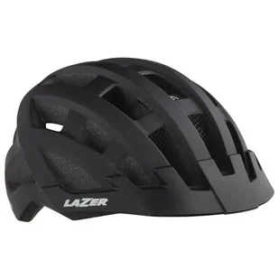 Lazer Compact Deluxe Kask rowerowy, matte black Onesize 54-61cm 2020 Kaski miejskie i trekkingowe FA003714096 - Kaski rowerowe - miniaturka - grafika 1