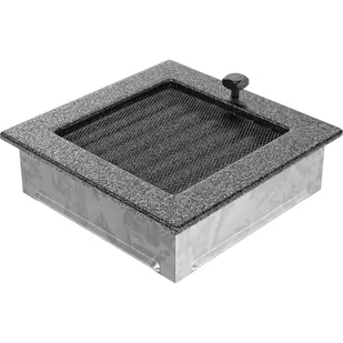 Parkanex kominkowa czarno-srebrna żaluzja 17x17 - Kratki wentylacyjne - miniaturka - grafika 1