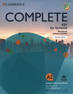 Complete Key for Schools A2 Workbook Elliott Sue Heyderman Emma - Nauka - miniaturka - grafika 1