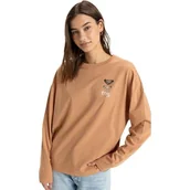 Koszulki i topy damskie - Roxy Dune Explorer Damska koszulka brązowa XXL - miniaturka - grafika 1