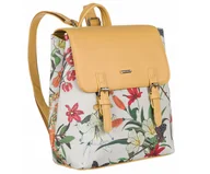 Plecaki - Damski plecaczek z motywem roślinnym — David Jones - miniaturka - grafika 1