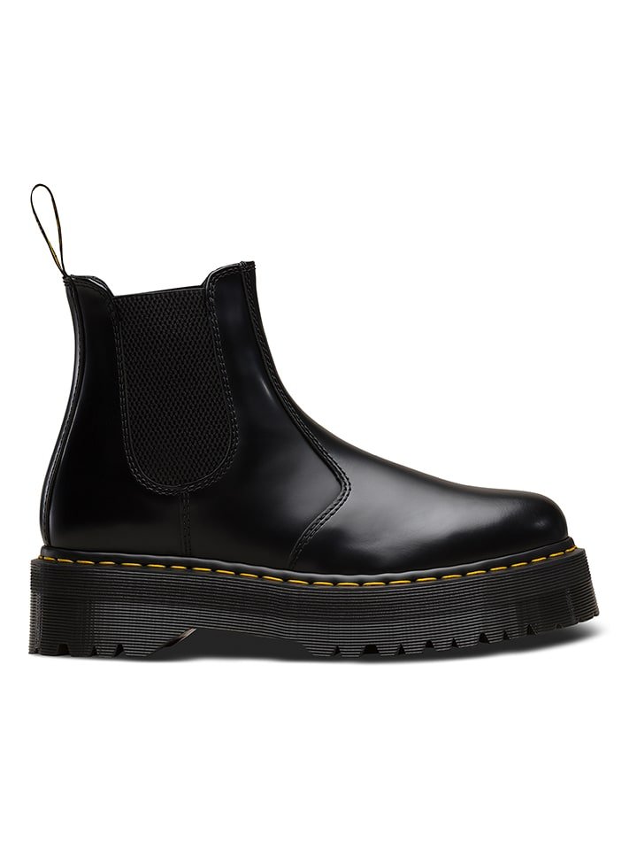 Dr. Martens Skórzane sztyblety w kolorze czarnym