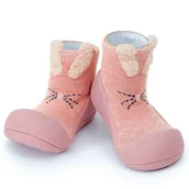 Skarpetki dla dzieci - Lekkie I Elastyczne Buciki Attipas® Rabbit Pink 10,8 Cm / 19 Antypoślizgowe - miniaturka - grafika 1