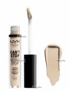 NYX Professional Makeup - CAN''T STOP WON''T STOP- CONCEALER - Korektor w płynie - LIGHT IVORY - Korektory do twarzy - miniaturka - grafika 1