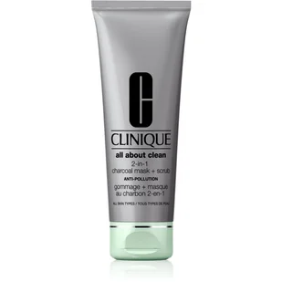 Clinique Oczyszczanie All About Clean 2-in-1 Charcoal Mask + Scrub 100 ml - Maseczki do twarzy - miniaturka - grafika 1