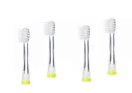 Końcówki do szczoteczek elektrycznych - Brush-Baby końcówki do szczoteczki sonicznej KidzSonic 3-6 lat 4szt. - miniaturka - grafika 1