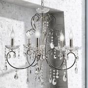 Lampy sufitowe - Candellux AURORA lampa wisząca Żyrandol 5x40W E14 Chrom 35-96152 - miniaturka - grafika 1
