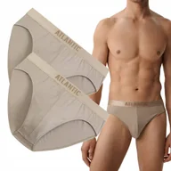 Majtki męskie - SLIPY MĘSKIE bawełniane majtki sportowy krój dopasowane Atlantic *S - miniaturka - grafika 1