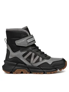 Geox Kozaki J Flexyper Plus Boy J36LCD 0MEFU C0043 M Szary - Buty dla chłopców - miniaturka - grafika 1