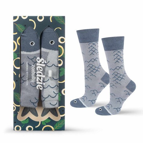 Skarpetki Śledzie z Cebulką - 40-45