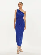 Sukienki - NORMA KAMALI Sukienka koktajlowa KK1243PLD07805 Niebieski Slim Fit - miniaturka - grafika 1