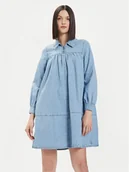 Sukienki - ONLY Sukienka jeansowa Madden 15248963 Niebieski Loose Fit - miniaturka - grafika 1