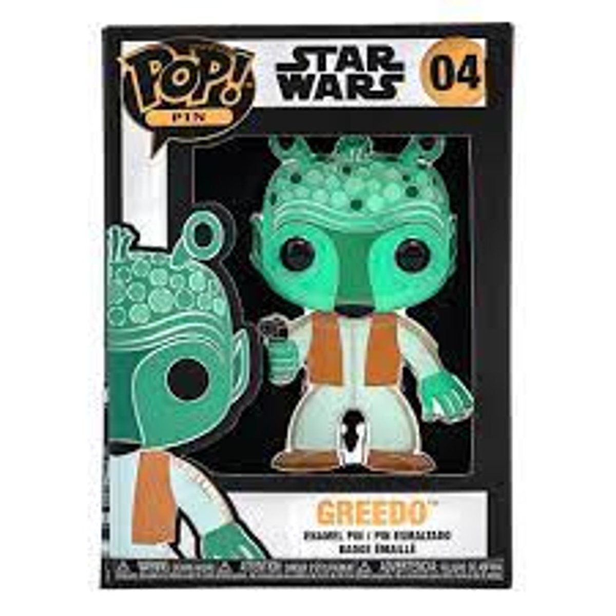 OUTLET Funko POP Pin Star Wars 4 Greedo #1 Figurka Kolekcjonerska