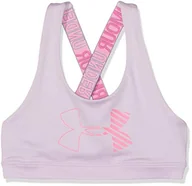 Odzież sportowa dziecięca - Under Armour HeatGear Graphic Sport Bra bluza sportowa dla dziewcząt - miniaturka - grafika 1