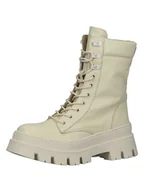 Botki damskie - Steve Madden Skórzane botki w kolorze kremowym - miniaturka - grafika 1