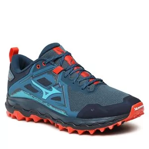 Baleriny - Buty Mizuno - Wave Mujin 8 J1GJ217018 Moroccan Blue/Algiers Blue/Grenadine - grafika 1