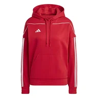 Bluzy damskie - adidas Damska bluza z kapturem Sweat Tiro 23 League Sweat Hoodie, Team Power Red 2, HS7234, L - miniaturka - grafika 1